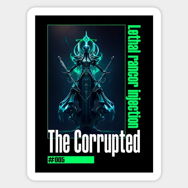 The Corrupted #005 Sticker by demondreams